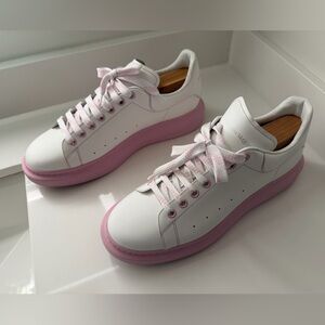 Pre-owned Men’s Alexander McQueen Sneakers - Pnk/Wht